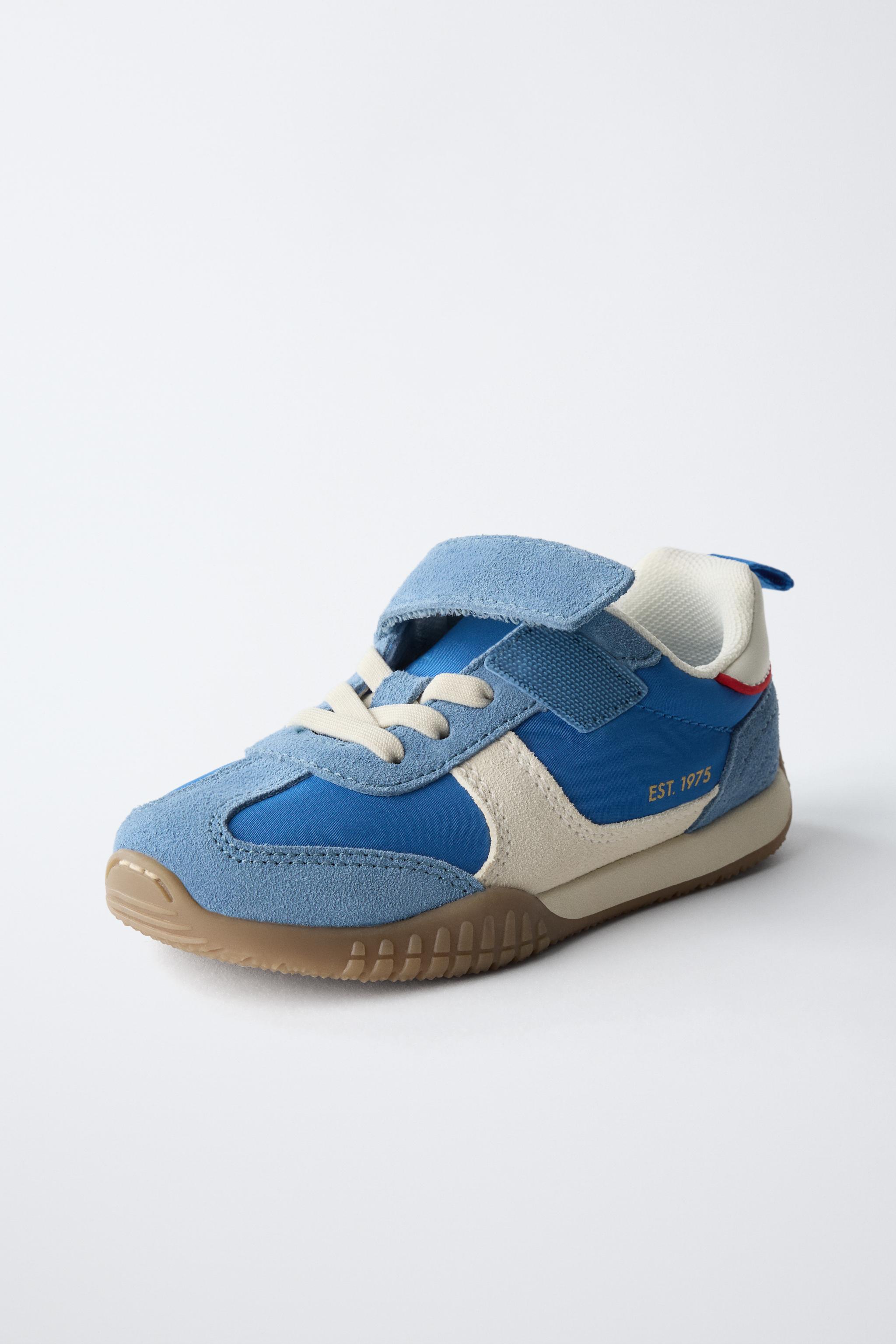 SPLIT LEATHER SNEAKERS